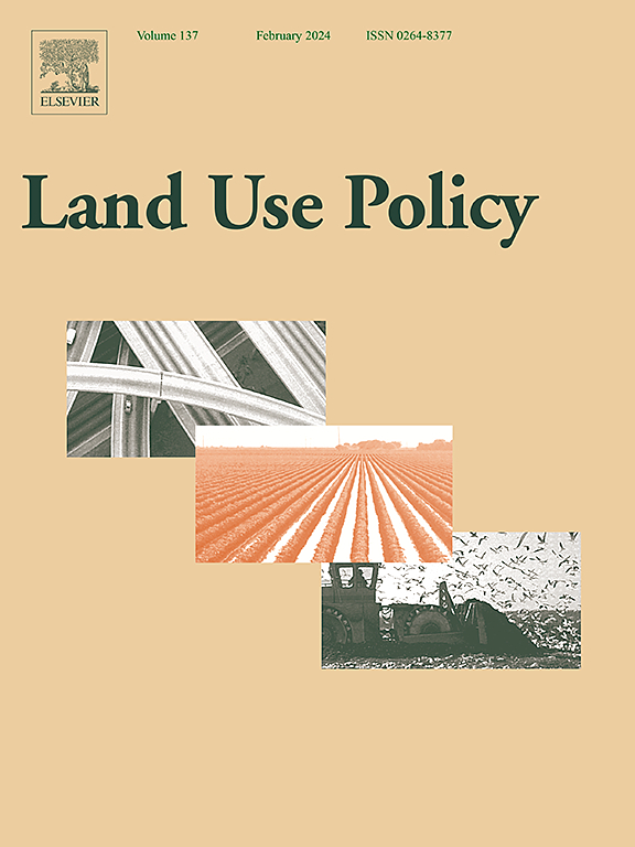 Go to journal home page - Land Use Policy
